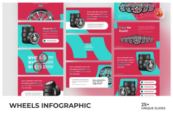 Wheel Infographic PowerPoint Template